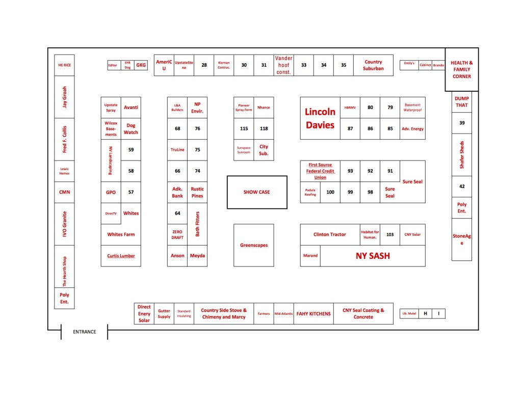 HomeShow2016 Reserved Booths with names updated Jan2016 - HBRMV